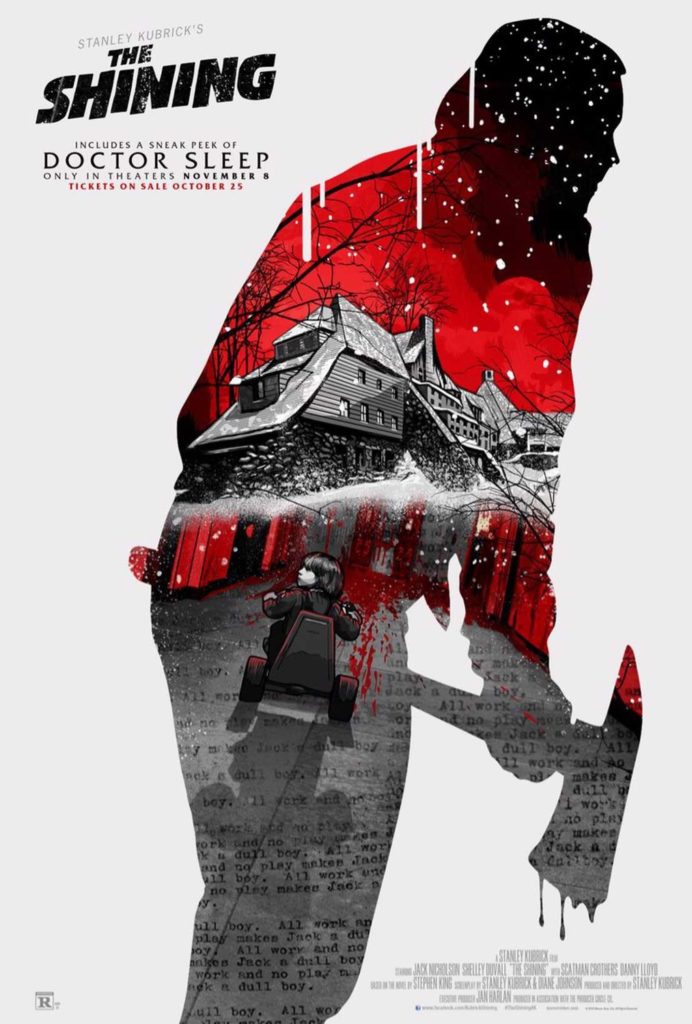 the shining poster stanley kubrick