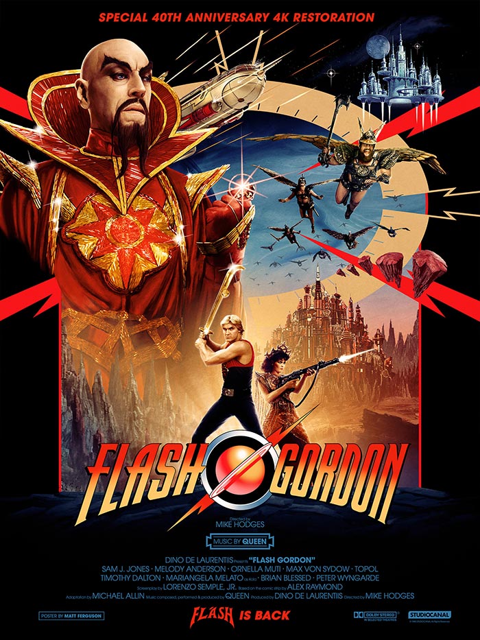 flash gordon poster 40th